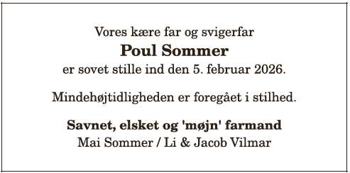 Poul Sommer - ID 20620