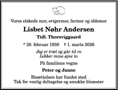 Lisbet Nøhr Andersen - 1210403277