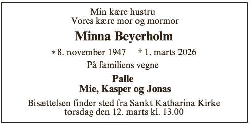 Minna Britta Beyerholm - ID 72468