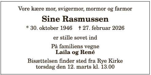 Hansine K. Marie Rasmussen - 1210403104