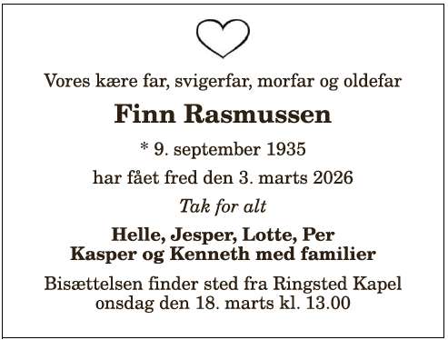 Finn Rasmussen - 1210403528