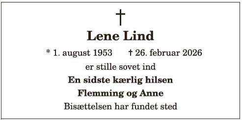 Lene Lind - 1210403003