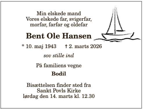 Bent Ole Hansen - 1210403487