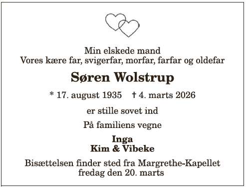 Søren Wolstrup - 1210403722