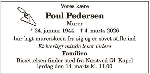 Poul Pedersen - 1210403714