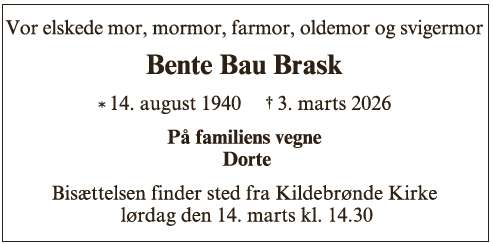 Bente Bau Brask  - ID 72534