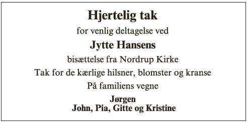 Jytte Hansen - ID 72509