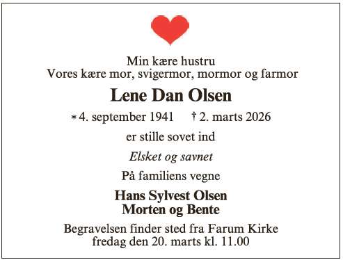 Lene Dan Olsen - ID 72527