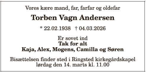 Torben Vagn Andersen - ID: 20658