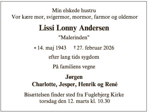 Lissi Lonny Andersen - ID 72419