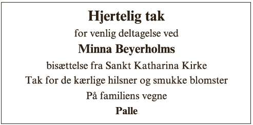 Minna Britta Beyerholm ID: 72469