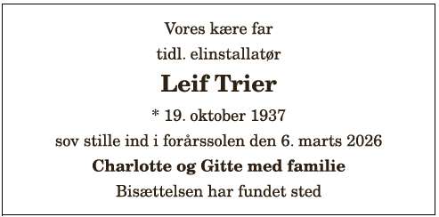 Leif Trier - 1210404092
