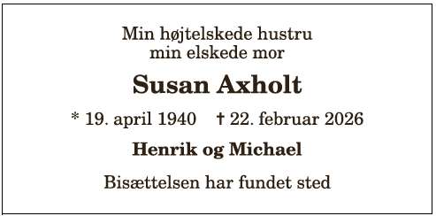 Susan Axholt -1210402685