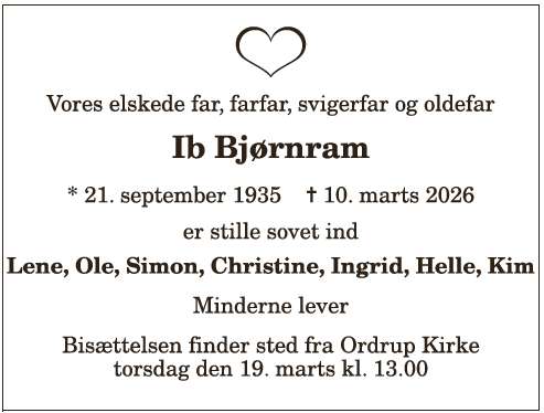 Ib Bjørnram - 1210404403