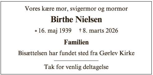 Karen Birthe Nielsen - ID 72697