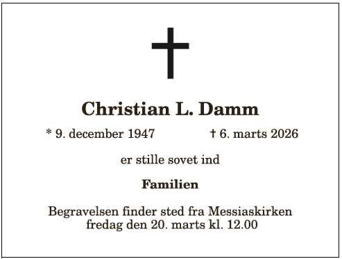 Christian L. Damm - 1210404435