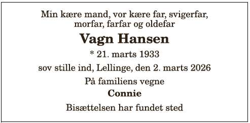 Vagn Hansen - 1210403448