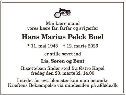 Hans Marius Pelck Boel - 1210404565
