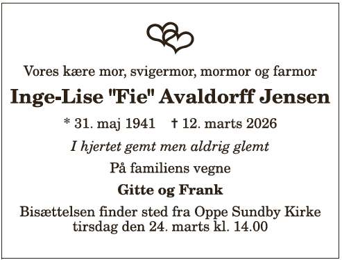 Inge-Lise Avaldorff Jensen - 1210404615