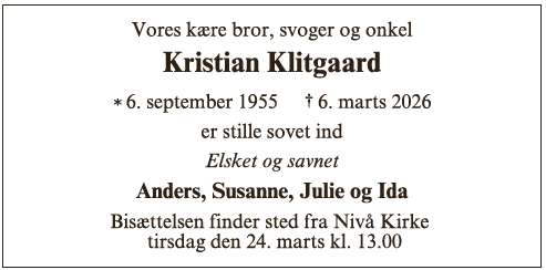 Kristian Klitgaard ID: 72637