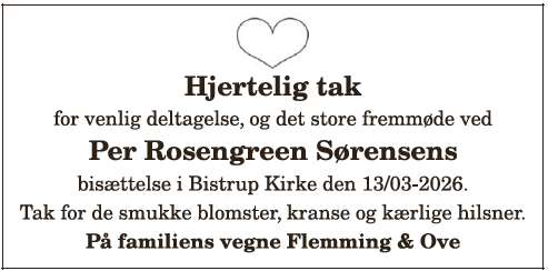 Per Rosengreen Sørensen - ID: 20734