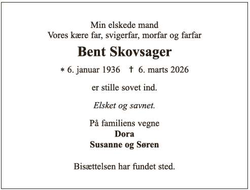 Bent Skovsager