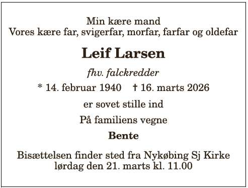 Leif Larsen - 1210405024