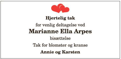 Marianne Ella Arpe - 1210404871