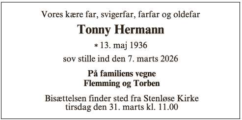 Tonny Hermann ID: 72869