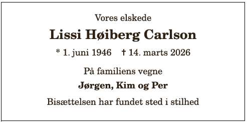 Lissi Høiberg Carlson