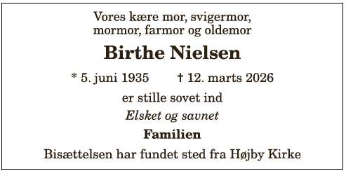 Birthe Nielsen - 1210404649