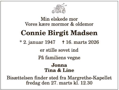 Connie Birgit Madsen - 1210404980