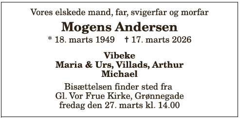 Mogens Laursen Andersen - 1210405129