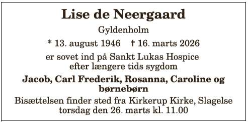 Lise de Neergaard - 1210405050