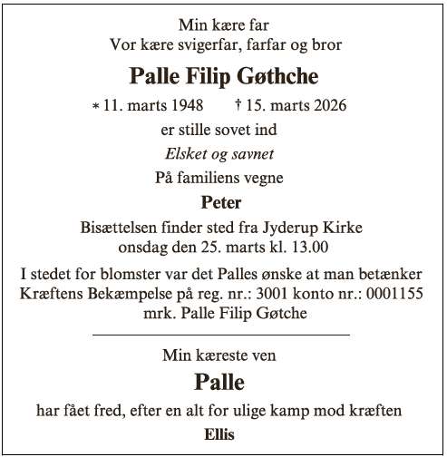 Palle Filip Gøthche ID: 72848
