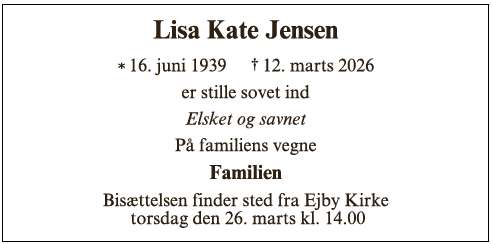 Lisa Kate Jensen - ID 72880