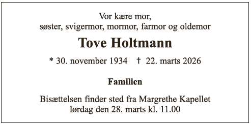 Tove Holtmann