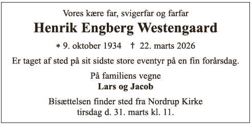 Henrik Engberg Westengaard