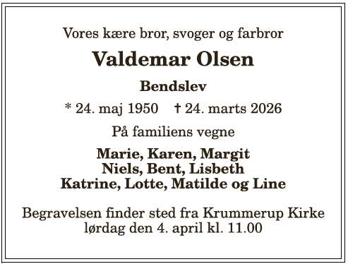 Valdemar Olsen - 1210405922