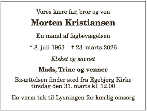 Morten Kristiansen - 1210405669
