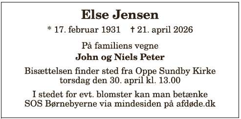 Else Jensen - 1210408435