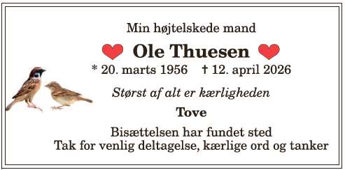 Ole Thuesen - 1210407906