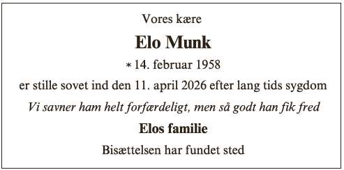 Elo Munk ID: 73705