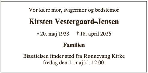 Kirsten Vestergaard-Jensen-ID 73935