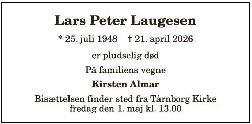 Lars Peter Laugesen - 1210408442