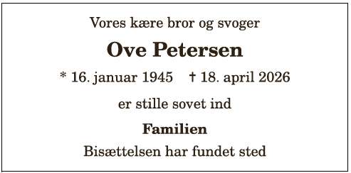 Ove Ib Petersen - 1210408278