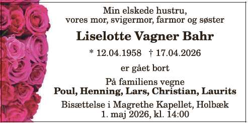 Liselotte Vagner Bahr - 21001 og 21000