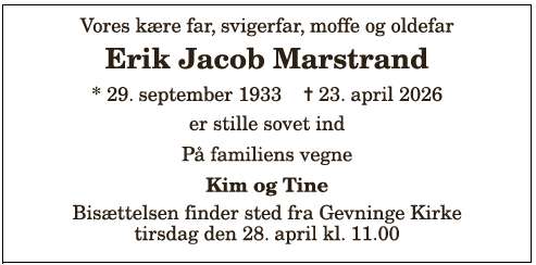 Erik Jacob Marstrand - 1210408681