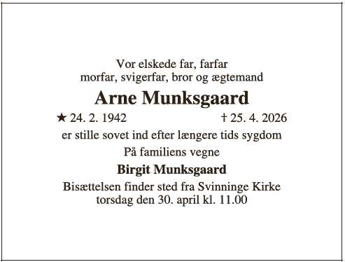 Arne Munksgaard