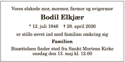 Bodil Elkjær - 1210409119